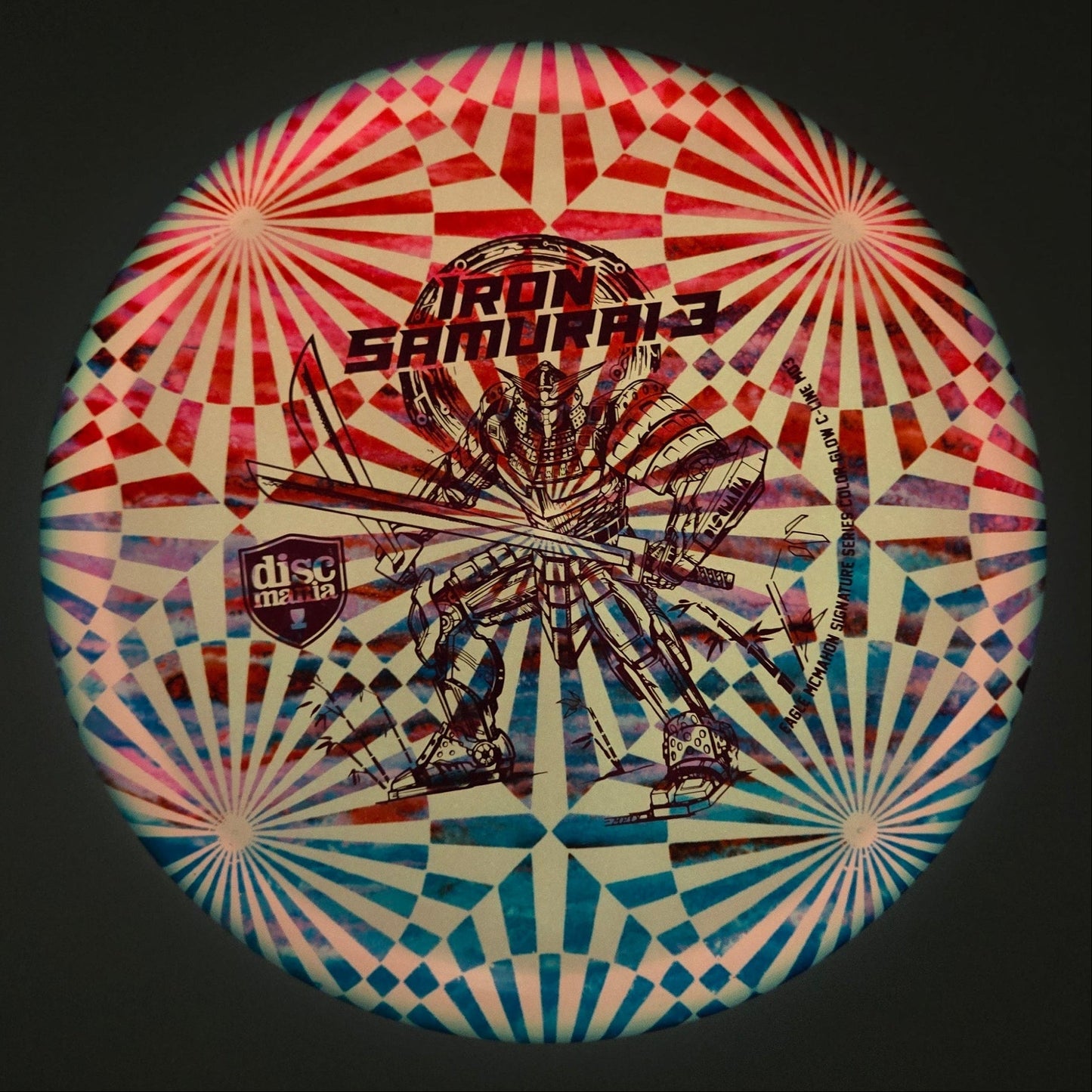 Discmania Color Glow C-Line MD3 Iron Samurai 3