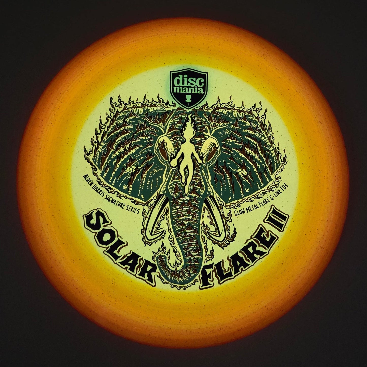 Discmania Solar Flare II Glow Metal Flake C-Line FD3